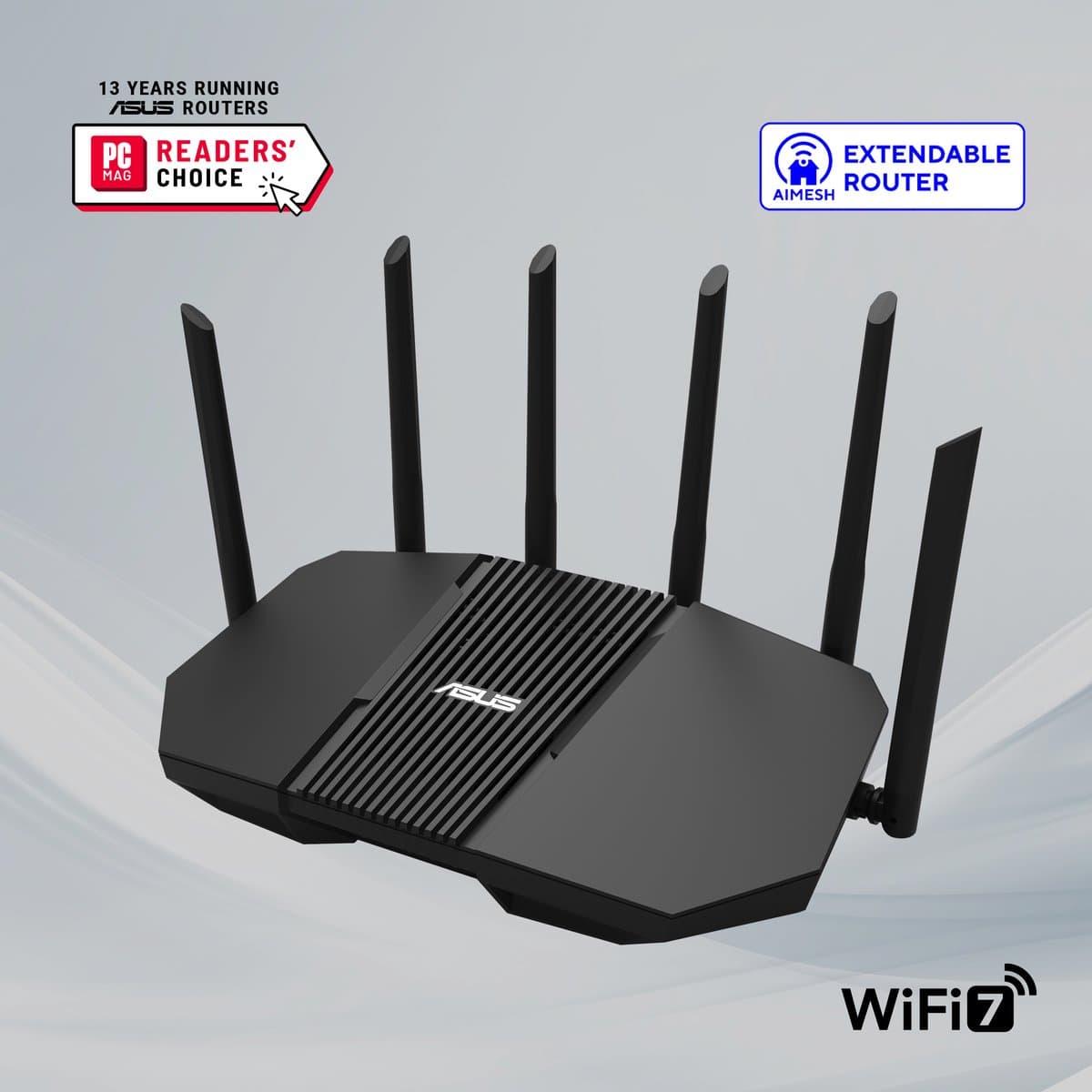 ASUS RT-BE90U BE9400: WiFi 7 tri-band router met quad 2.5G-poorten thumbnail 3