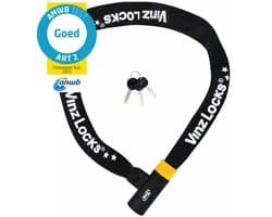 Productfoto van VINZ Salado ART 2 kettingslot 120 cm met ANWB-score Goed voor fiets, e-bike en fatbike