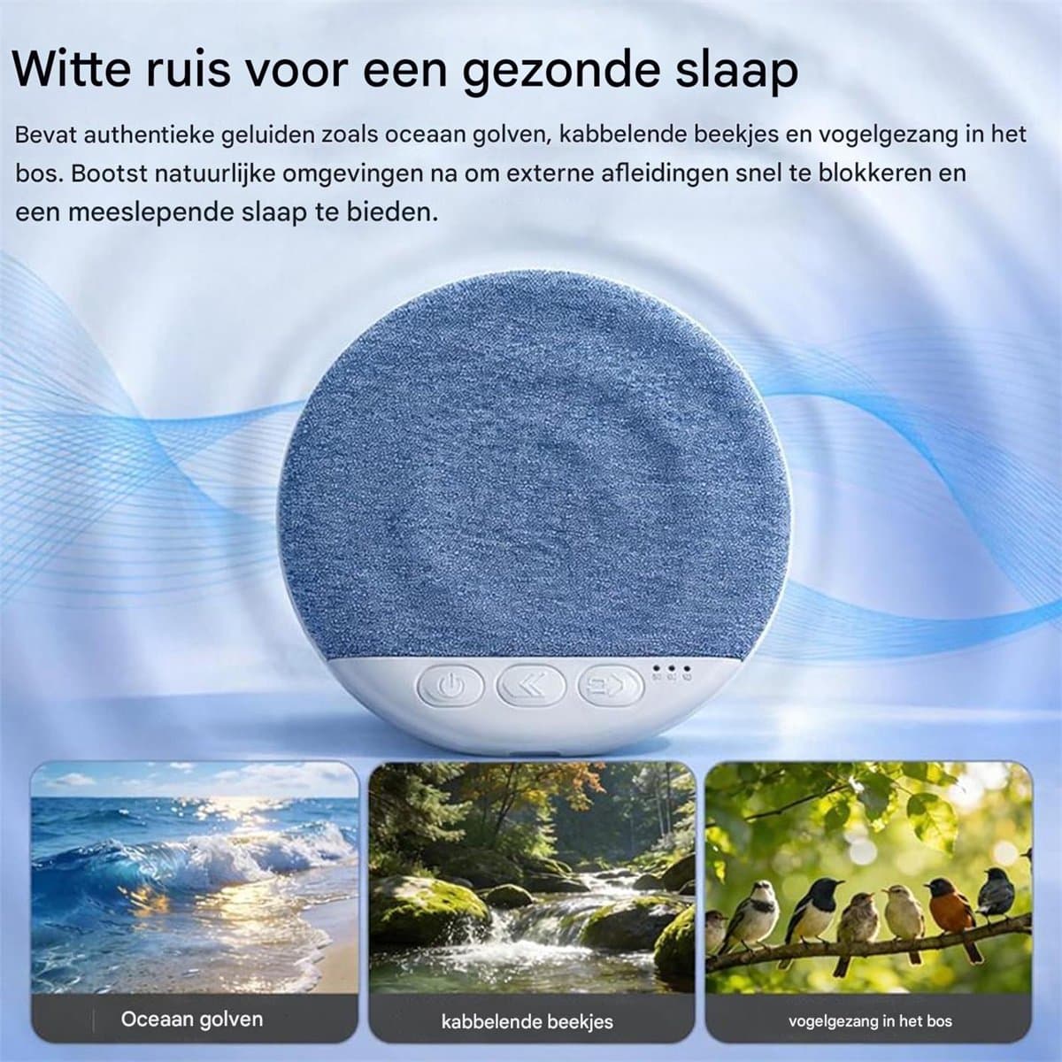 Ynkkvre Ynkkvre Slaapkussenluidspreker: Bluetooth 5.4, witte ruis, timer thumbnail 5