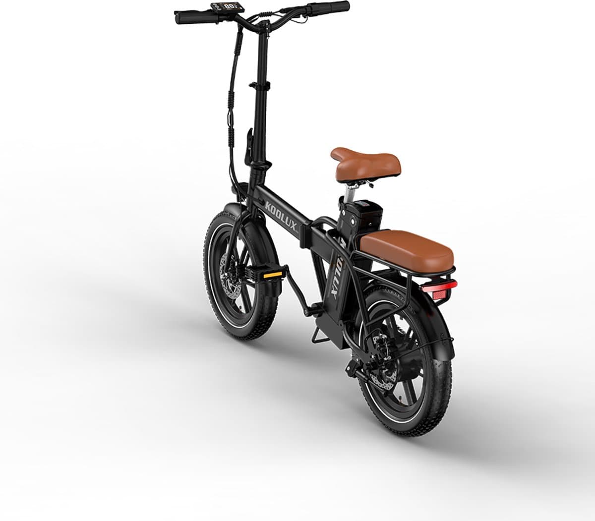 KOOLUX | X10 Elektrische Vouwfiets | E-Bike | 16 x 3.0 Inch Dikke Banden | 36V 13Ah 620Wh Lithium Accu | 250 W Motor | Maximaal 25/u | Maximaal bereik 55km | LCD Scherm | Zwart thumbnail 7