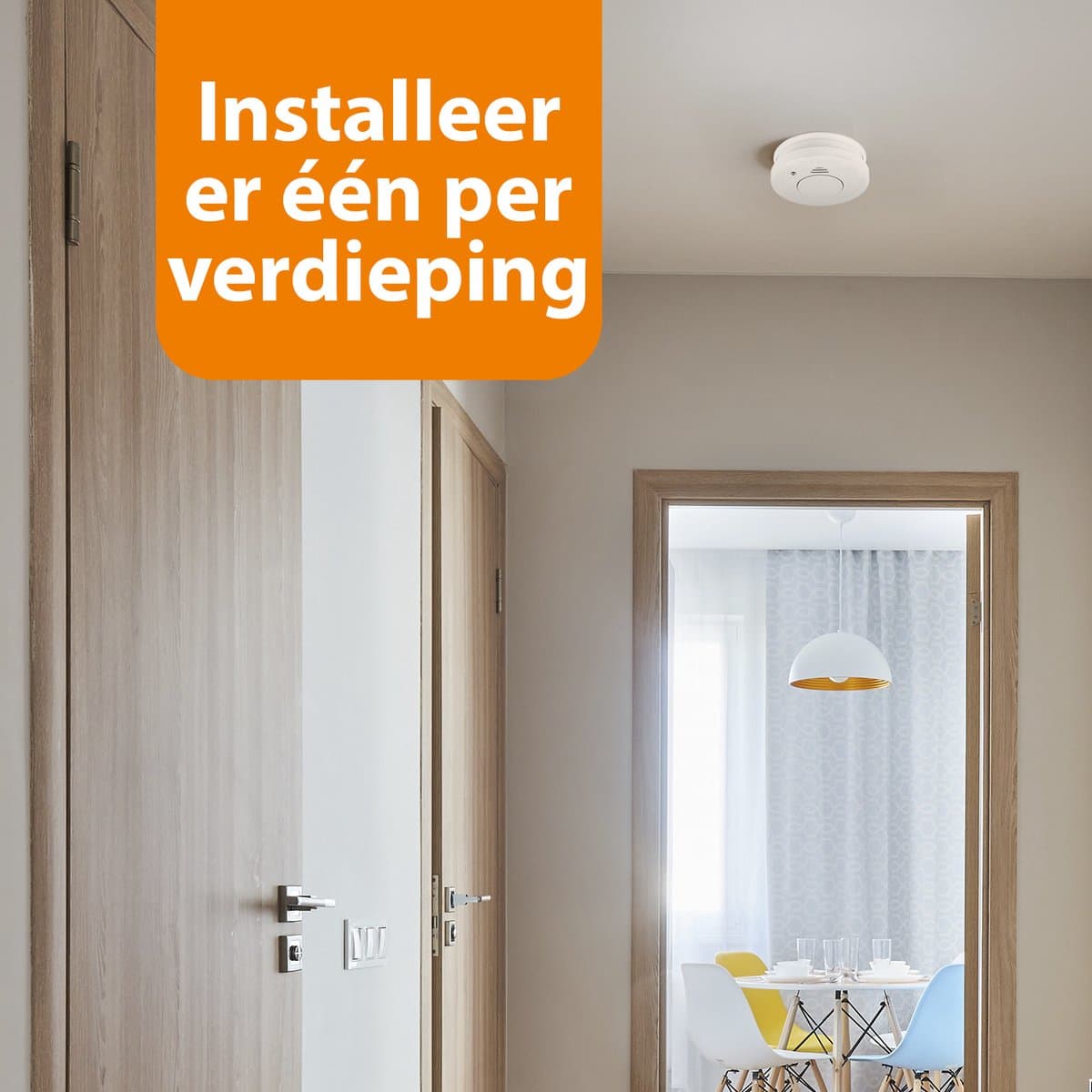 Smartwares 10.044.62 - Rookmelder 85 dB - 1 Jaar batterij, 10 jaar sensor - TUV Gecertificeerd - Brandmelder thumbnail 4