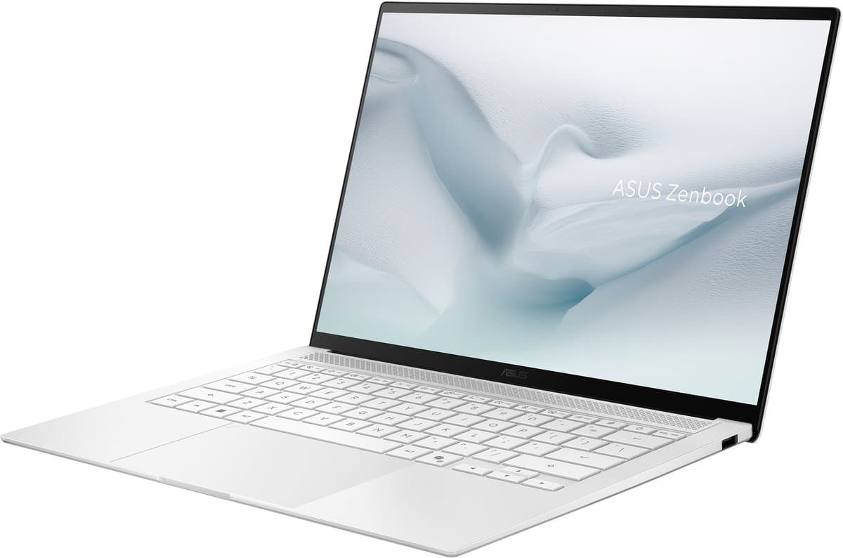 ASUS Zenbook S14 UX5406AA‑SU173W – Copilot+ Laptop – 14 inch – Touchscreen 3K – Intel Core Ultra 9 – 32GB/1TB – Wi‑Fi 7 – Wit thumbnail 5