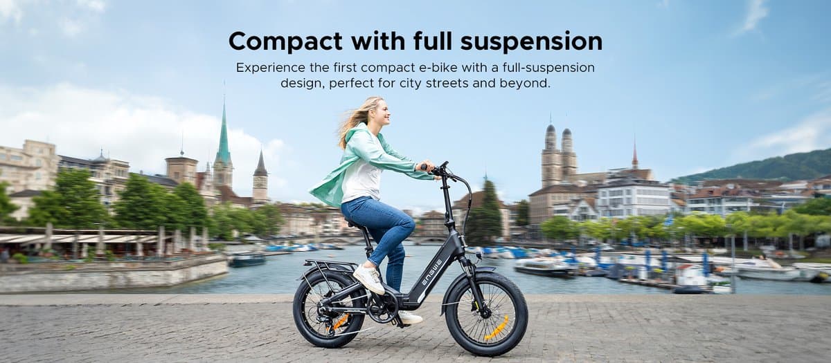 ENGWE L20 3.0 Boost E-Bike -20 inch - 85km actieradius - 250W motor - zwart thumbnail 7