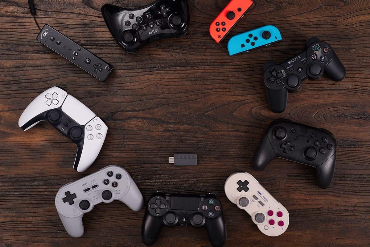 8BitDo Retro Receiver - Classic Edition - Black PS3 PS4 Wii Switch Xbox thumbnail 5