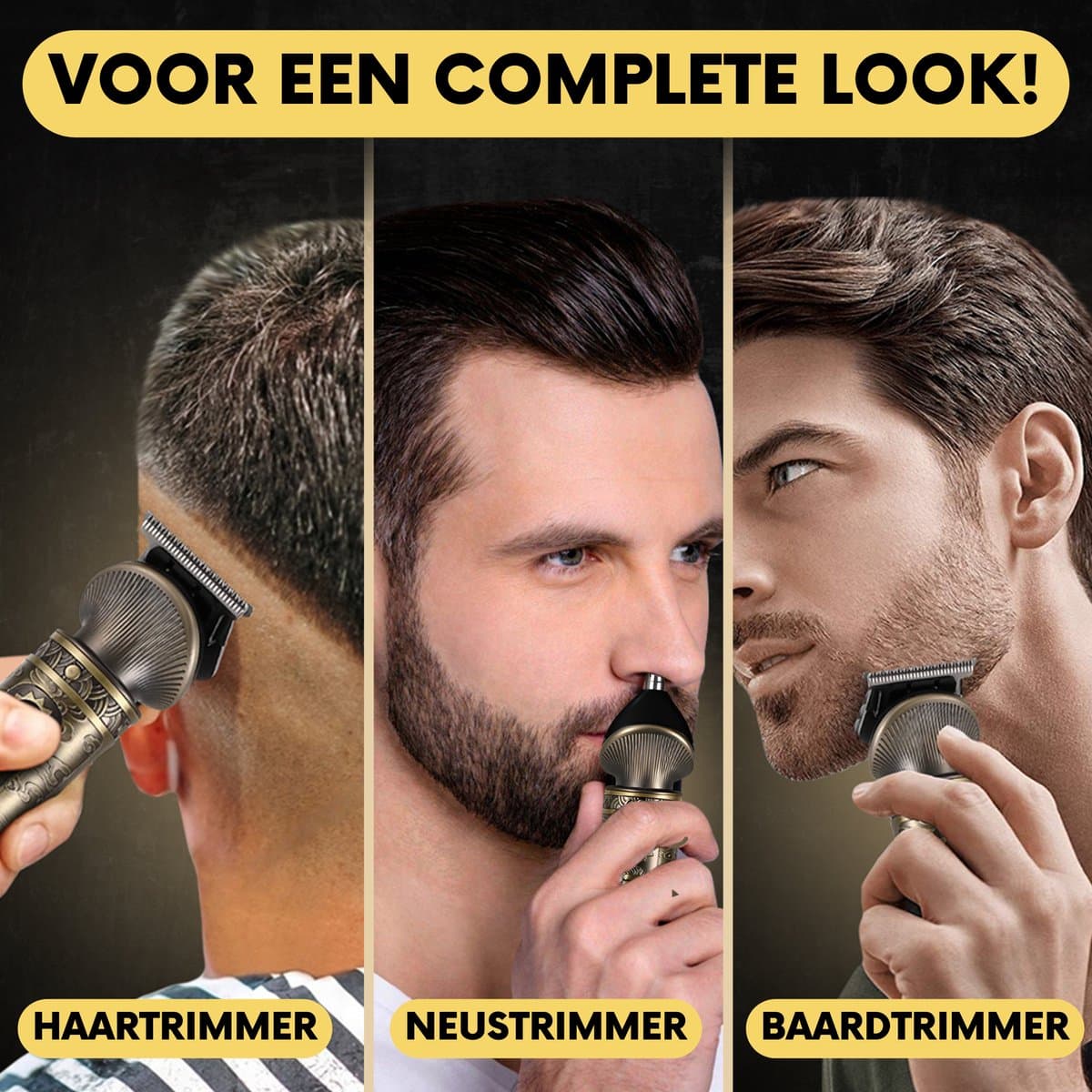 Sansbeauté 2-in-1 Baardtrimmer Mannen - Trimmer voor Baard en Lichaam - Incl. 2 opzetstukken - Bodygroomer Mannen - Bodytrimmer Heren - Haar trimmer - Tondeuse - 0.5-15MM - Neus en Oor - Trimapparaat - Baard Machine thumbnail 5