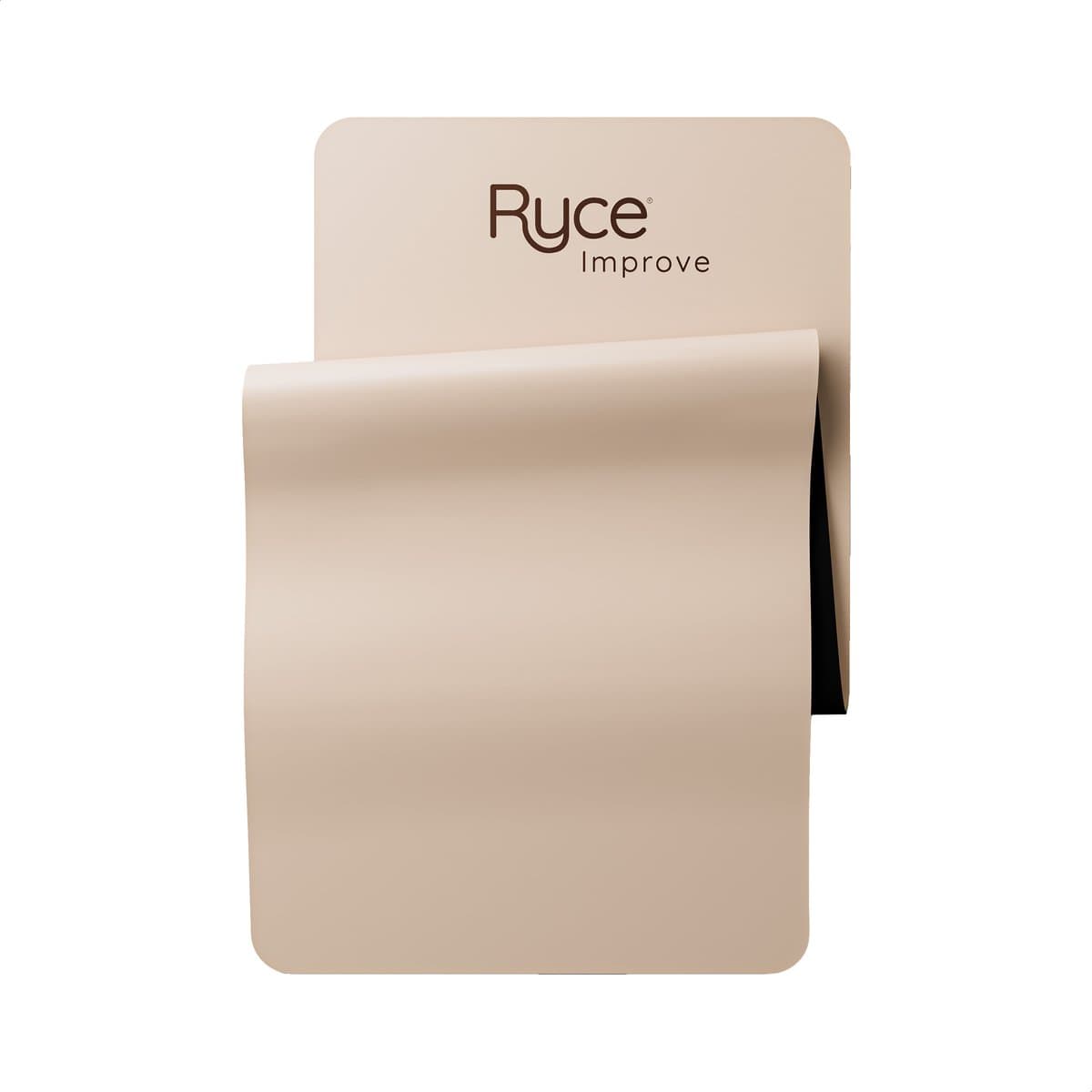 Ryce® Yogamat - PU Rubber - Pilates - Fitness - Anti Slip - Extra Dik - 183x68x0,5 cm - Coffee