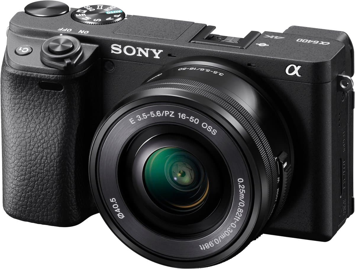 Sony A6400 + 16-50mm lens - APS-C Systeemcamera – Zwart - afbeelding 1