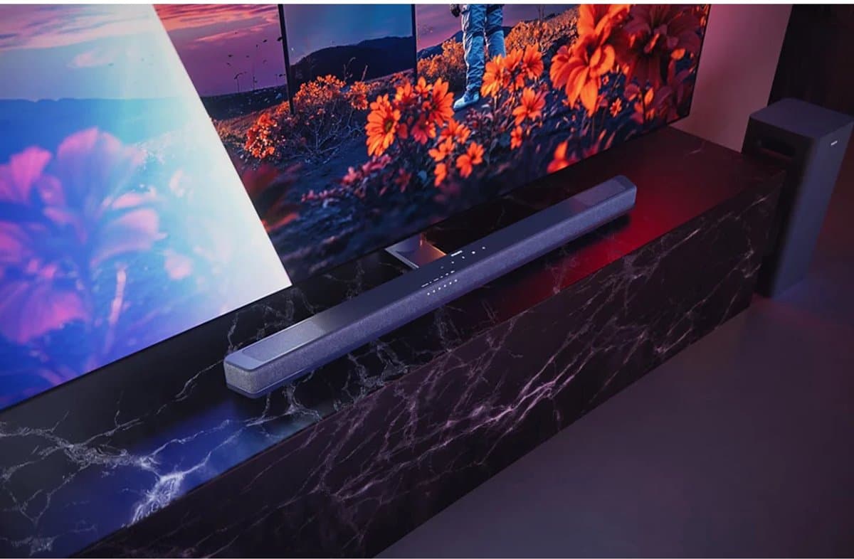 PHILIPS TAB8301/10 - 3.1.2-kanaals Soundbar - Draadloze Subwoofer - 380W Vermogen - Dolby Atmos - DTS:X - DTS Virtual:X - Bluetooth 6.0 LE Audio - HDMI eARC - Gun Metal thumbnail 3
