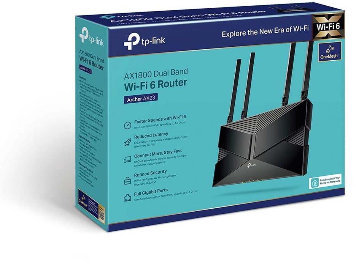 TP-Link Archer AX23: WiFi 6-router met 1800 Mbps thumbnail 8