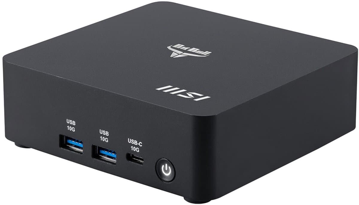 Intel Ultra 7 NUC Mini Desktop PC Inclusief|64GB RAM|2TB SSD|155H@1.4-4.8GHz|WIFI 6E|Bluetooth 5.3|LAN 2.5Gbps|2x HDMI|2x Thunderbolt 4|BitBull Powered by MSI Cubi AI|W11 PRO thumbnail 2