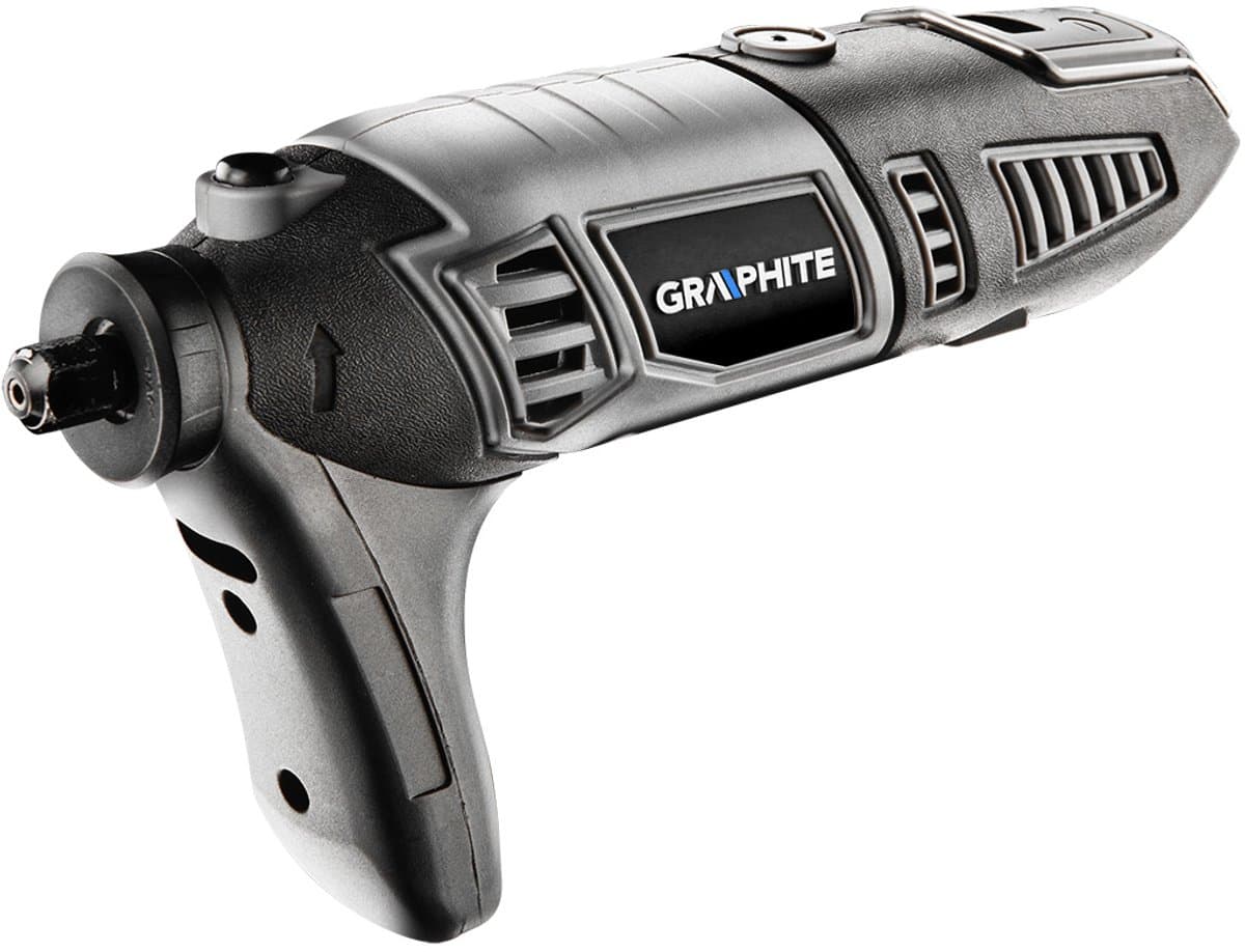 Mini Slijpmachine 170 Watt + 190 Accessoires in koffer - GRAPHITE