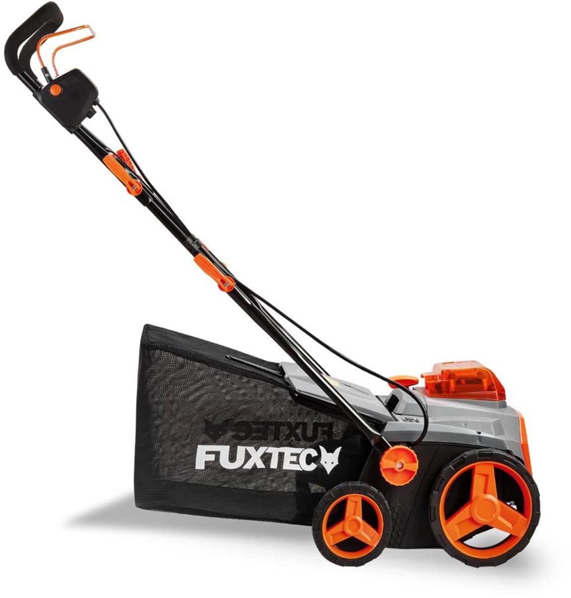Fuxtec accu-beluchterset 40v Fx-e2ve38set met 2 batterijen en lader, 2-in-1, 38 cm breed thumbnail 6