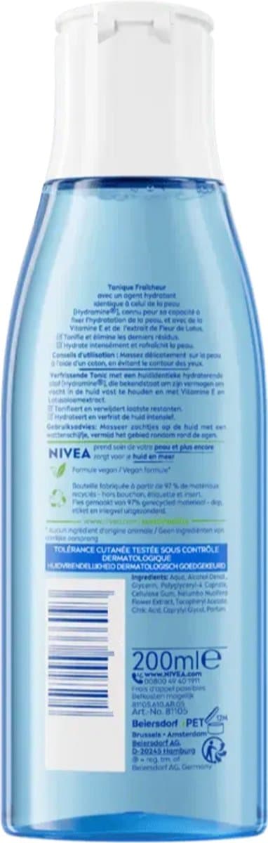 NIVEA Essentials Verfrissende Tonic Gezicht - Reinigingstonic - Toner Gezichtsreiniger Normale tot gemengde huid - Lotusextract - Vitamine E - 200 ml thumbnail 7