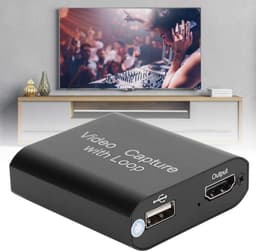 Productfoto van HDMI Video Capture Card USB 2.0 - 4K Input, 1080P Opname & Loop-out Functie