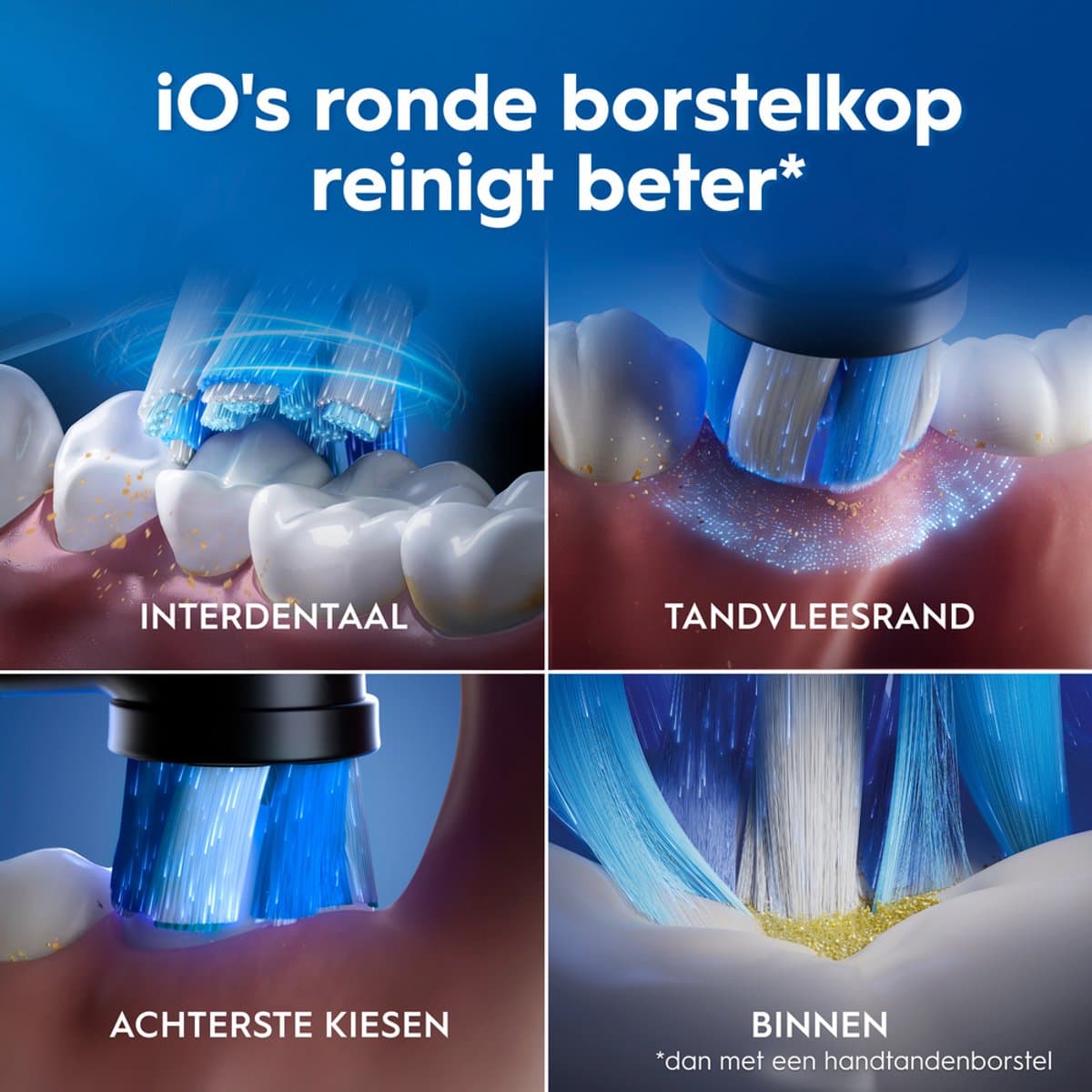 Oral-B iO 3 Elektrische Tandenborstel - Duo Zwart en Roze - inclusief Reisetui thumbnail 8