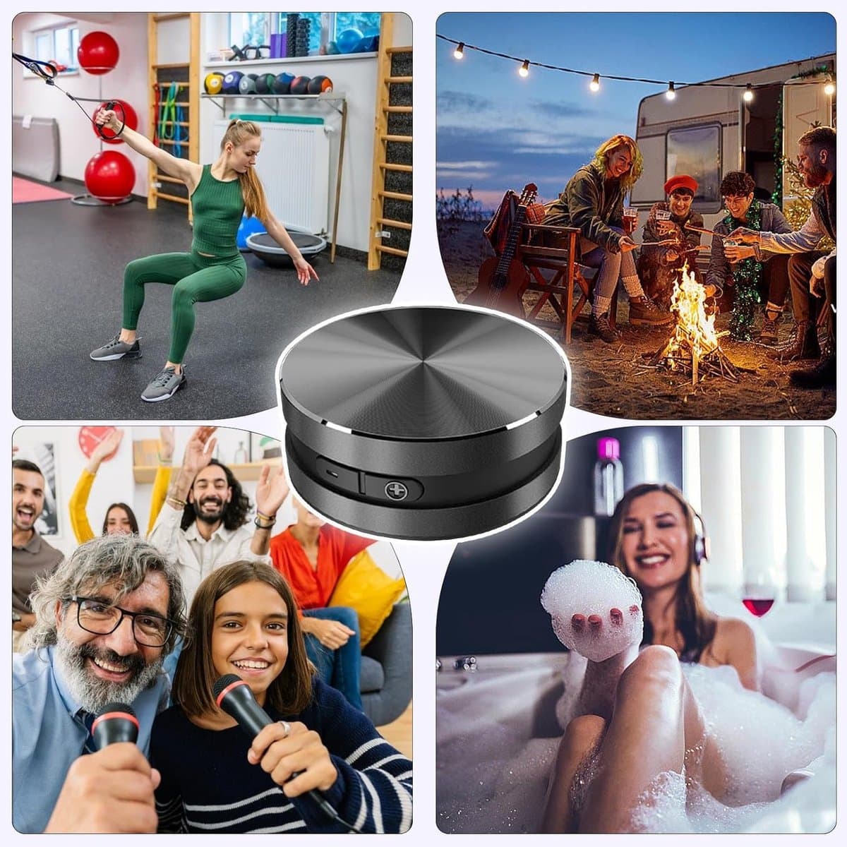 Resonantie-zuignapluidspreker Bluetooth met botgeleiding, IPX5 thumbnail 8