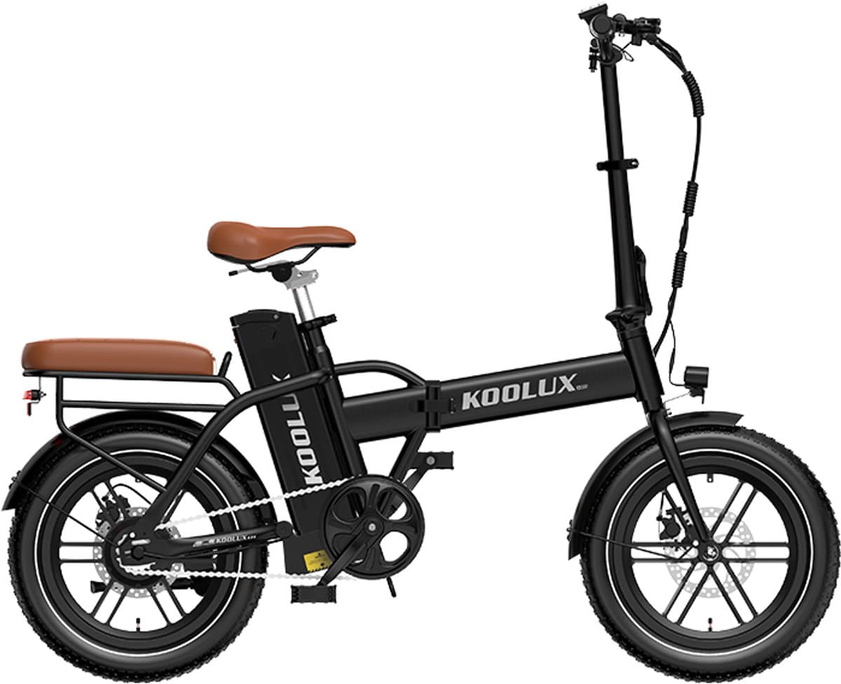 KOOLUX | X10 Elektrische Vouwfiets | E-Bike | 16 x 3.0 Inch Dikke Banden | 36V 13Ah 620Wh Lithium Accu | 250 W Motor | Maximaal 25/u | Maximaal bereik 55km | LCD Scherm | Zwart thumbnail 4