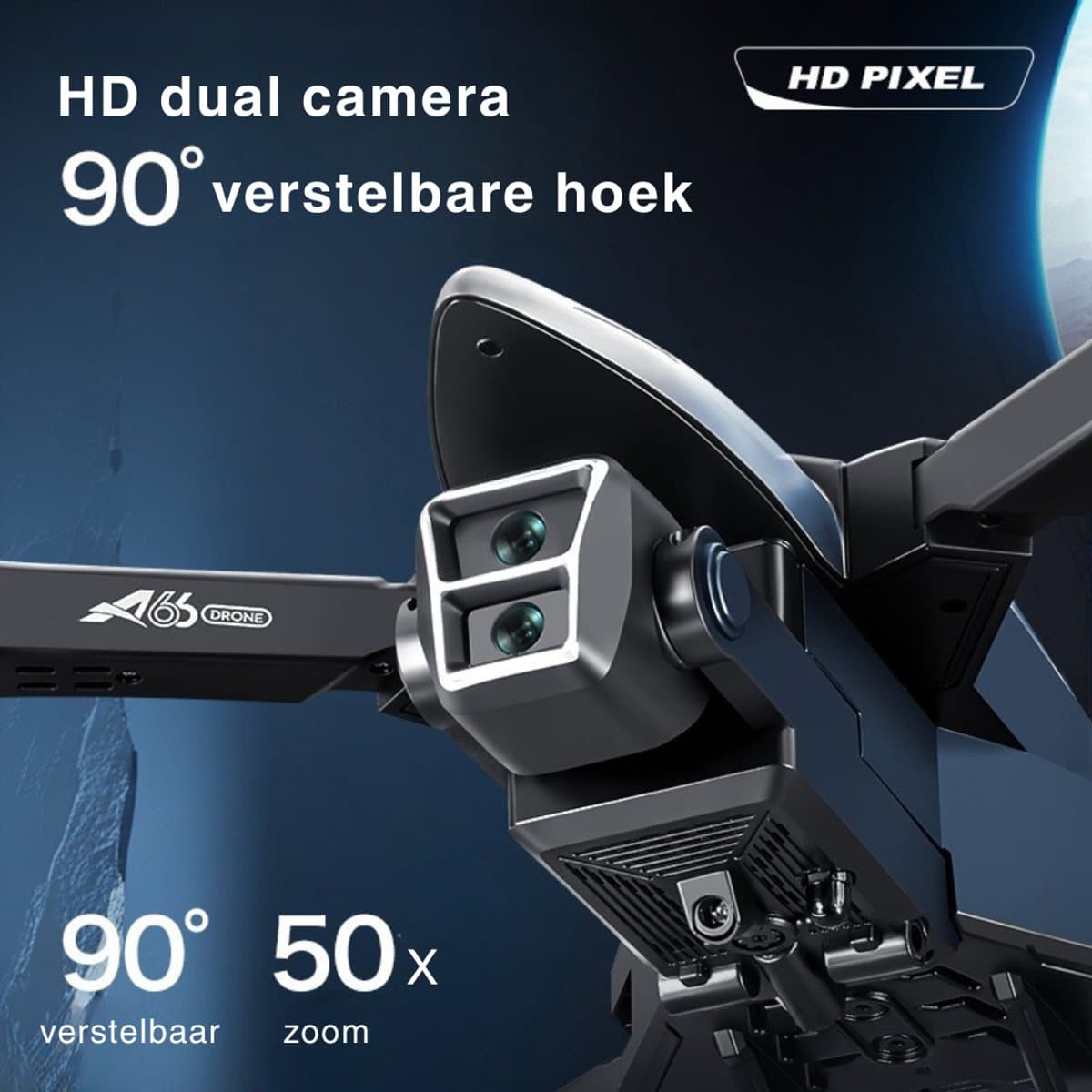 A66 Drone HD Dual Camera – Mistfunctie & Obstakelvermijding thumbnail 2