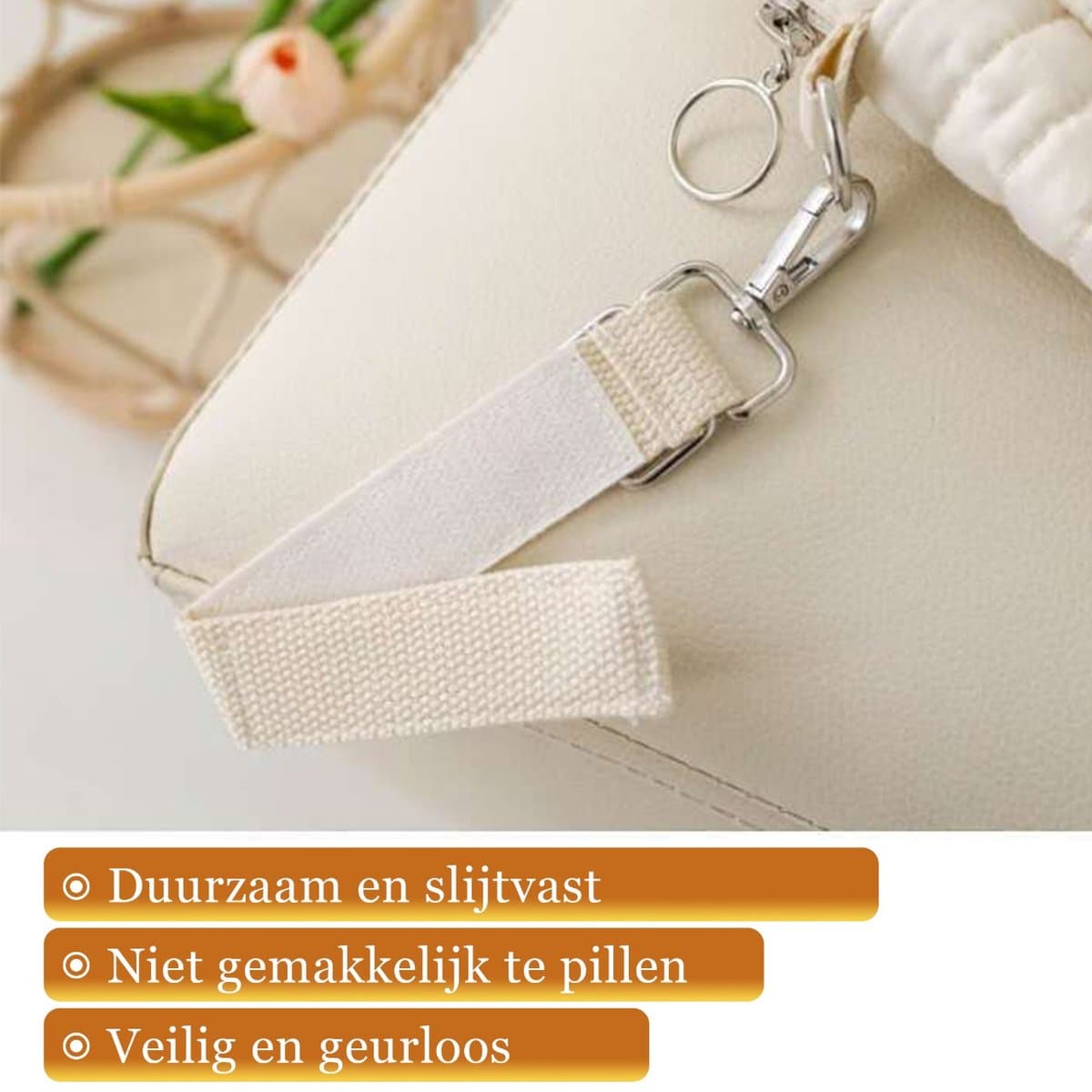 Luxegoed® Luiertas Rugzak, Verzorgingstas voor aan de kinderwagen en Buggy – Schoudertas – Kersen - XL thumbnail 4