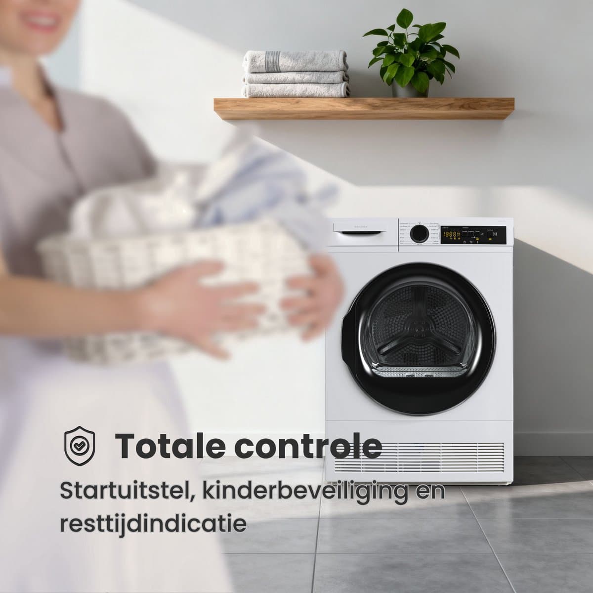 Salora DRYER75B - 7kg Condensdroger thumbnail 2