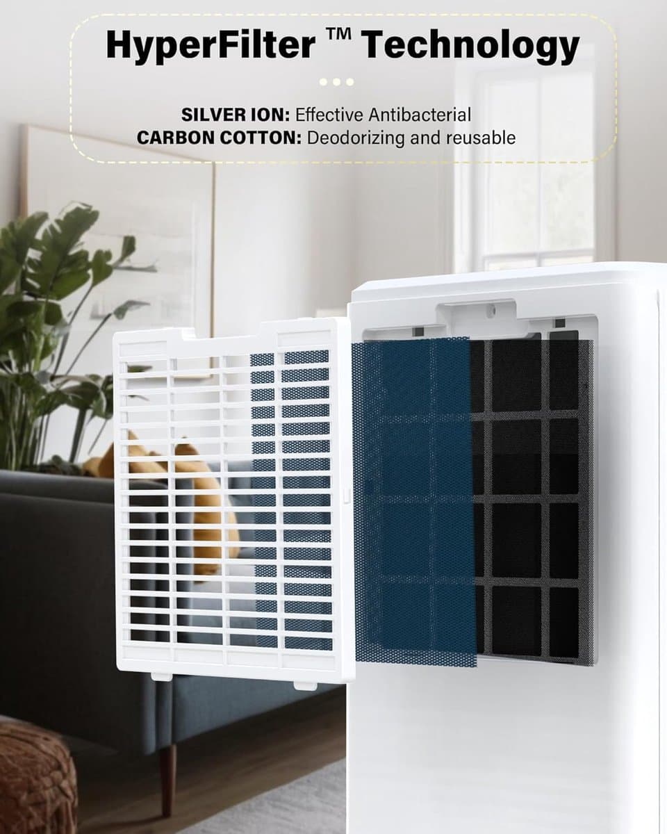 RFWR® Mobiele Airconditioning 9000 BTU voor Ruimtes tot 80 m³ - 3-in-1 Koelen, Ventileren en Ontvochtigen thumbnail 3