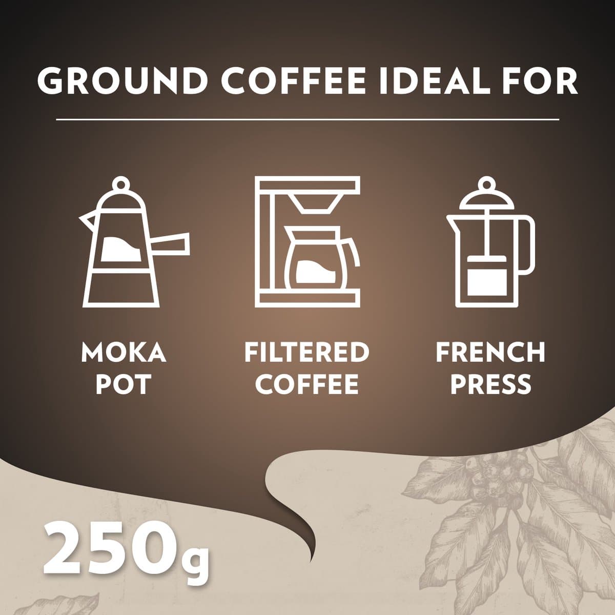 Lavazza Espresso Italiano Classico Filterkoffie - Gemalen Koffie - Blend van Arabica & Robusta Bonen - Intensiteit 5/10 - 6 x 250 gram thumbnail 2