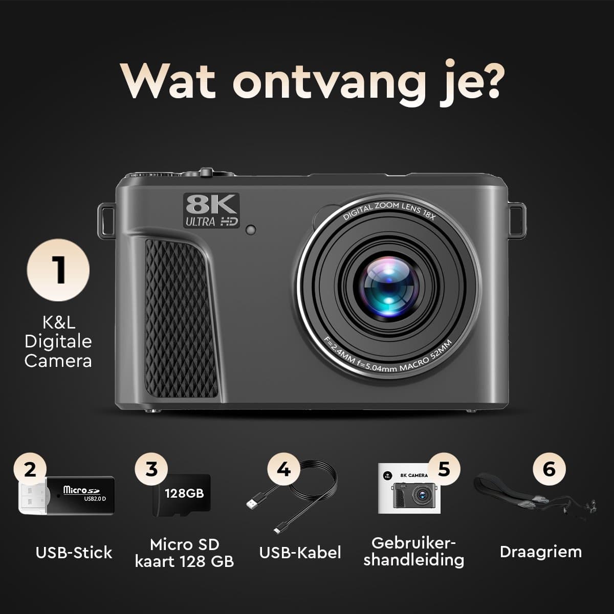 K&L KL-88MP-FLIP compactcamera thumbnail 5