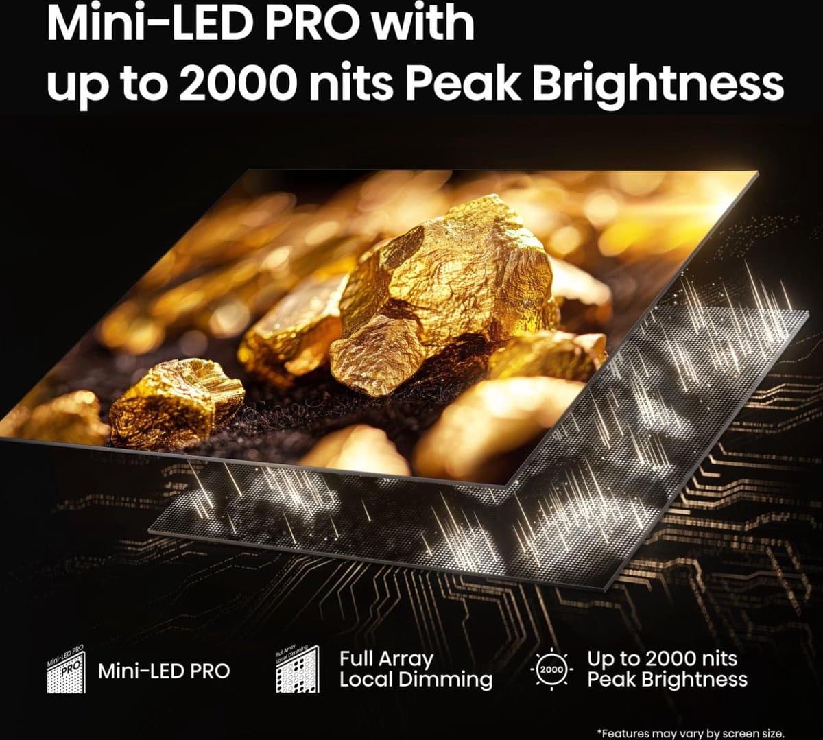 Hisense 55U79Q PRO - 55 inch - 4K MiniLED - 2025 - Smart TV thumbnail 6