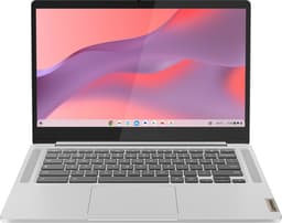 Productfoto van Lenovo IdeaPad Slim 3 Chrome 14M868 MediaTek Kompanio 520 Chromebook 35,6 cm (14") Full HD 8 GB LPDDR4x-SDRAM 128 GB eMMC Wi-Fi 6 (802.11ax) ChromeOS Grijs Engels