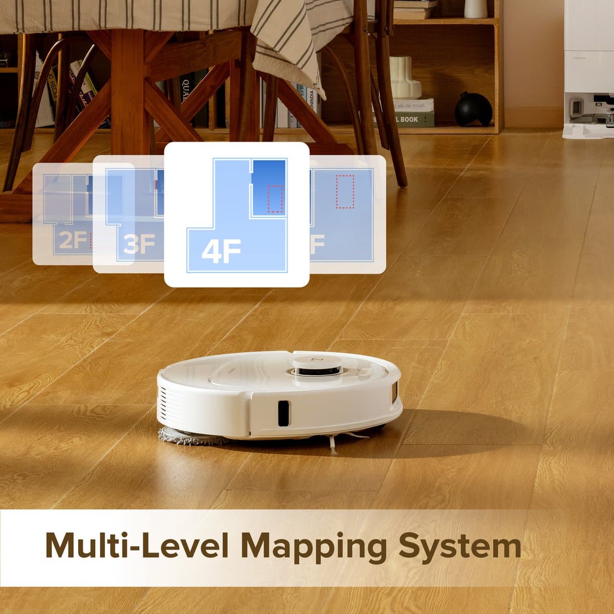 Roborock Qrevo Pro met FlexiArm en warmwaterdock thumbnail 8
