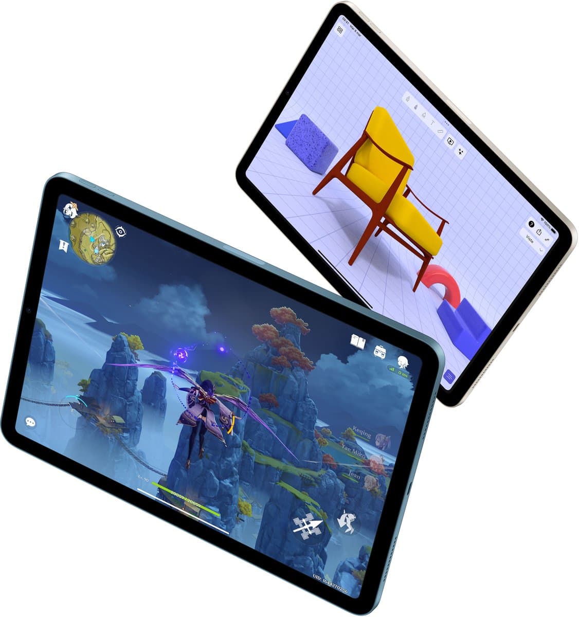 Apple iPad Air (2022) - 10.9 inch - WiFi - 256GB - Blauw - 5e generatie thumbnail 4