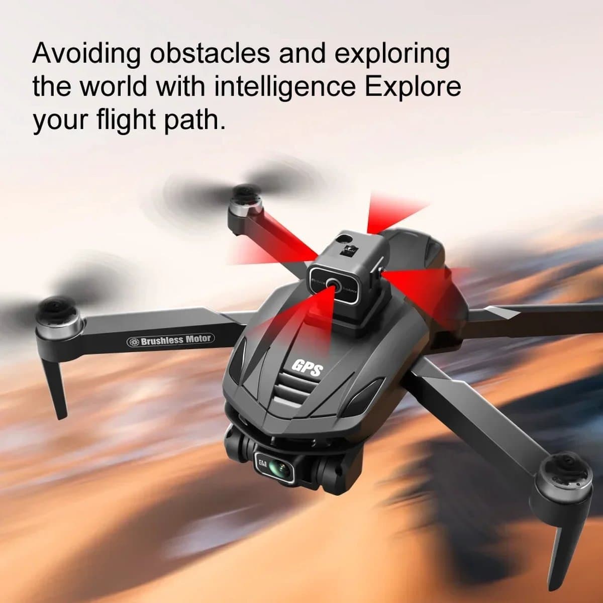 V168 Drone - Pro Max - 8K - 5G - Gps - Professionele - Hd Luchtfotografie - Dual-Camera - 2x 25 minuten vliegtijd - 1 KM bereik - 5GHz Wifi FPV -1 click return- GPS - 8K camera's - 2 batterijen - Zonder Vliegbewijs - Controller Met Groot Scherm thumbnail 7