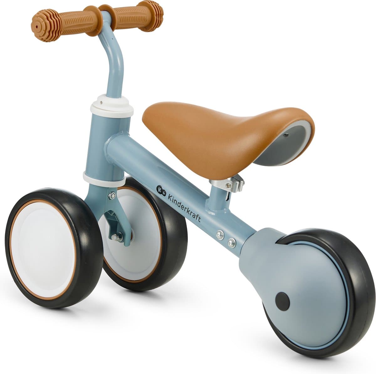 Kinderkraft CUTIE Driewieler Loopfiets – Vanaf 1 Jaar – Verstelbaar Zadel 26-28 cm – Lichtgewicht 1,8 kg – EVA Wielen – Blauw thumbnail 3