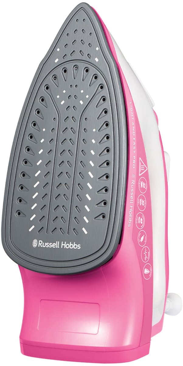 Russell Hobbs Light & Easy Pro Strijkijzer / Stoomstrijkijzer 26461-56 - Roze thumbnail 2