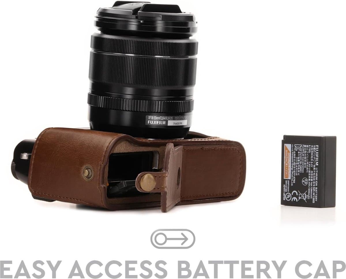 Camera zak - Camera Half Bag with Carrying Strap, Compatible with Fujifilm X-T30, X-T20, X - Camera tas thumbnail 3