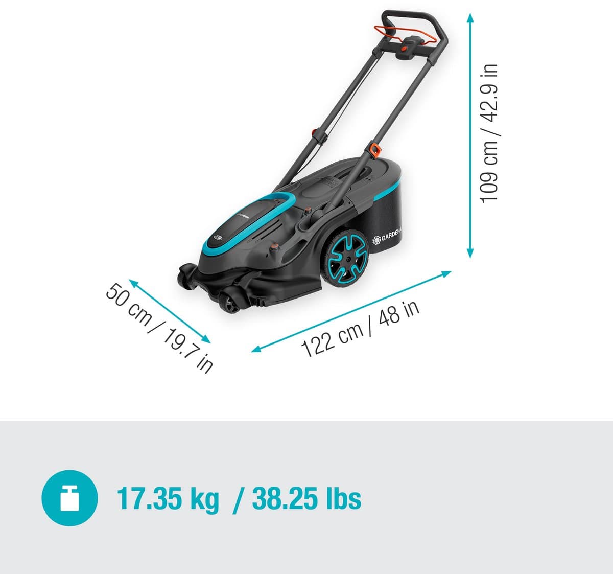 GARDENA PowerMax Duo 46/36V P4A - 46 cm maaibreedte thumbnail 5