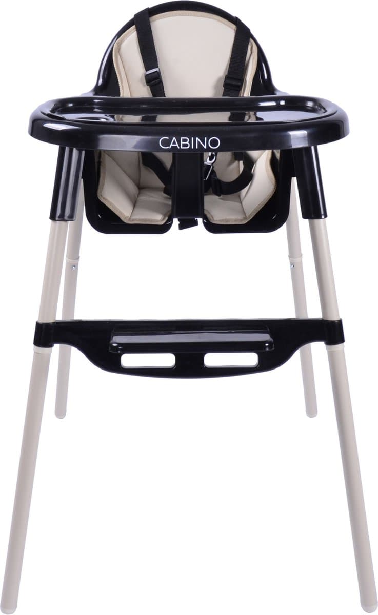 Cabino Kinderstoel Situp - Eetstoel Baby – Inclusief Kussen – Verstelbare Baby Eetstoel – 2 in 1 & Peuterstoel – Zwart & Clay thumbnail 7