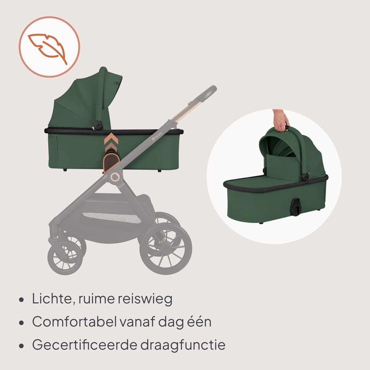 Lionelo Layla 3in1 - volledige kinderwagen set tot 4 jaar thumbnail 7