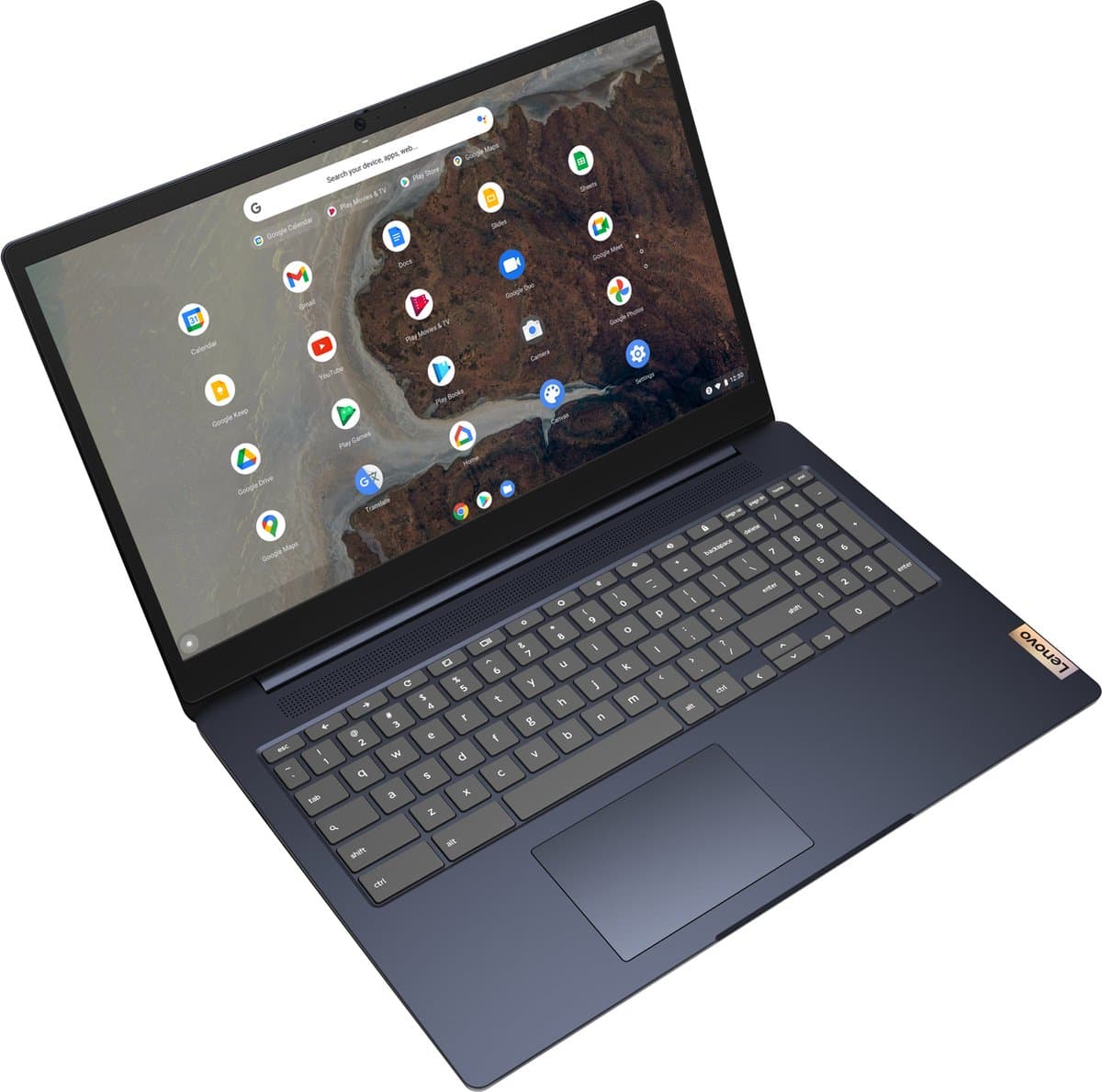 Lenovo IdeaPad 3 Chrome 15IJL6 Intel® Celeron® N N4500 Chromebook 39,6 cm (15.6") Full HD 8 GB LPDDR4x-SDRAM 128 GB eMMC Wi-Fi 6 (802.11ax) ChromeOS Engels Blauw thumbnail 4