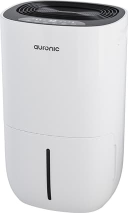 Productfoto van Auronic Luchtontvochtiger en Luchtreiniger - Pro Plus Series - Ontvochtigt 25L per dag in Huis - 5L Waterreservoir - Slaapkamer en Woonkamer - Was-droog functie - Vochtopnemer voor in Huis - Dehumidifier - Wit
