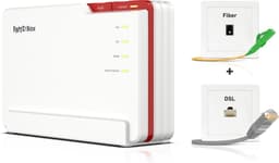 Productfoto van FRITZ!Box 5690 Pro - WiFi 7 Tri-Band Router met Glasvezel en DSL