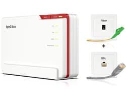 FRITZ!Box 5690 Pro - Draadloze Router - WiFi Versterker - WiFi 7 - Tri-Band - 2.5 Gbps