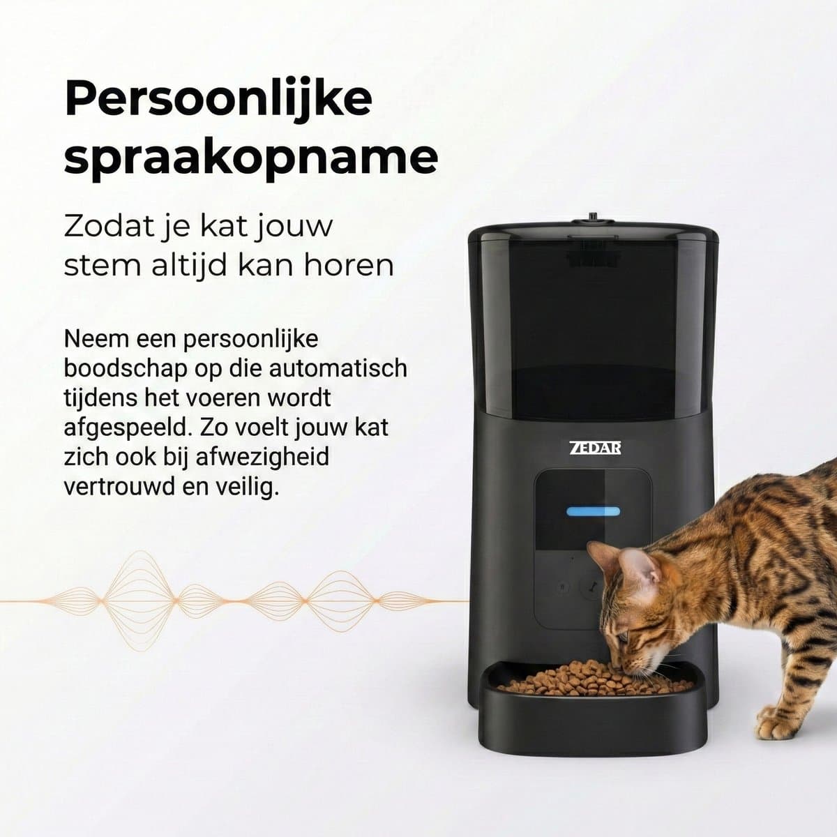 Automatische Kattenbak - Zelfreinigende Kattenbak - Met kattenbakmat, 8 rollen opvangzakjes en Zedar A600 voerautomaat thumbnail 8
