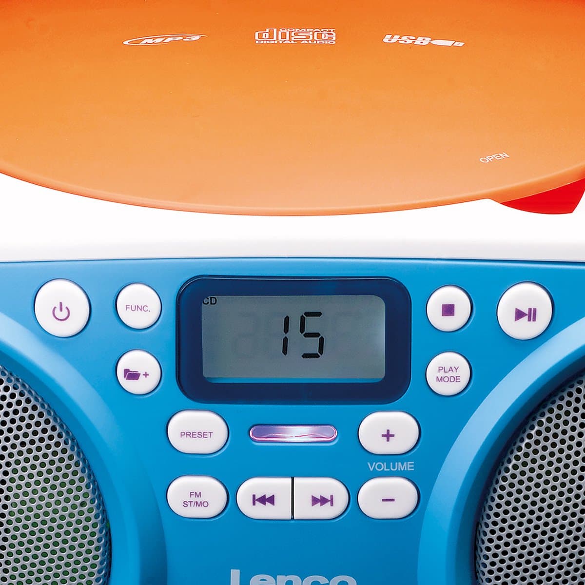 Lenco SCD-41 - Draagbare Radio cd speler met mp3, USB en AUX - Kids thumbnail 2