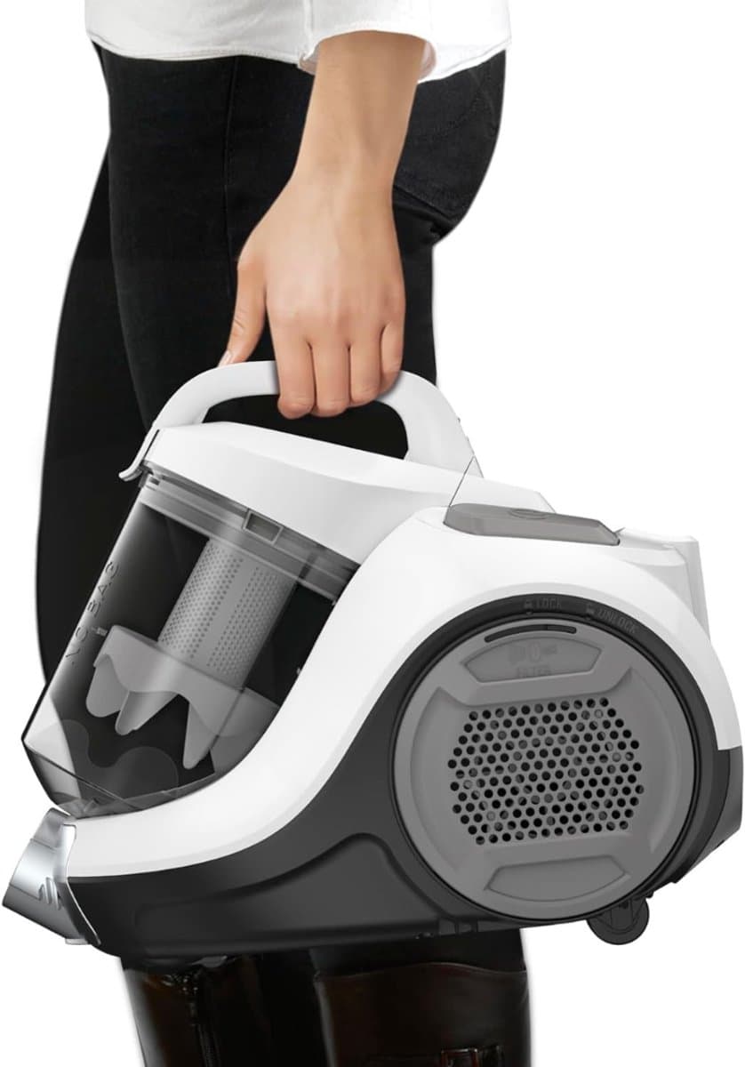 SAVI® Steelstofzuiger met snoer - Steelstofzuiger - Stofzuiger - Zilver - 45cm x 34cm x 29cm thumbnail 4