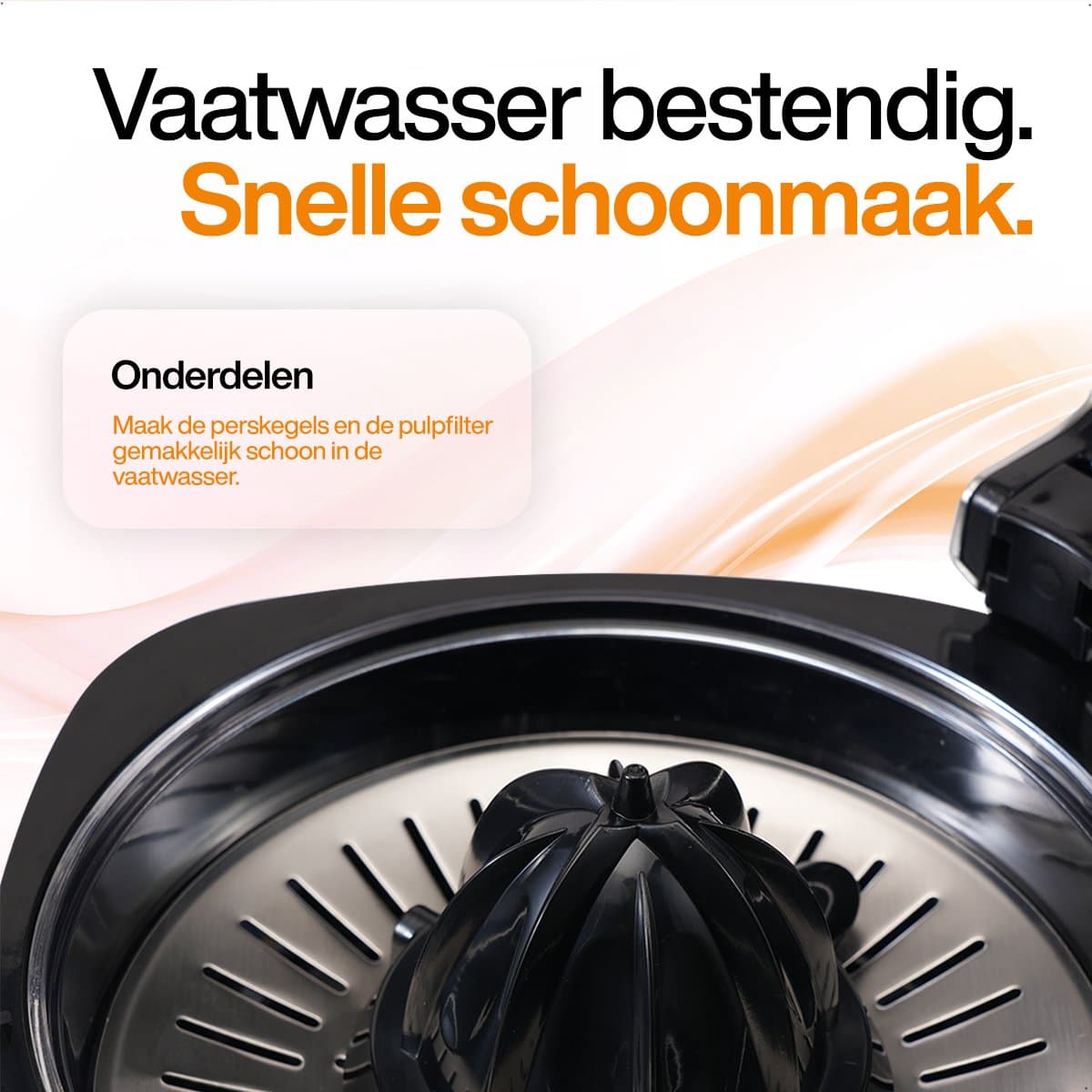 MATTI® Citruspers Electrisch - 160W RVS Pershendel thumbnail 7
