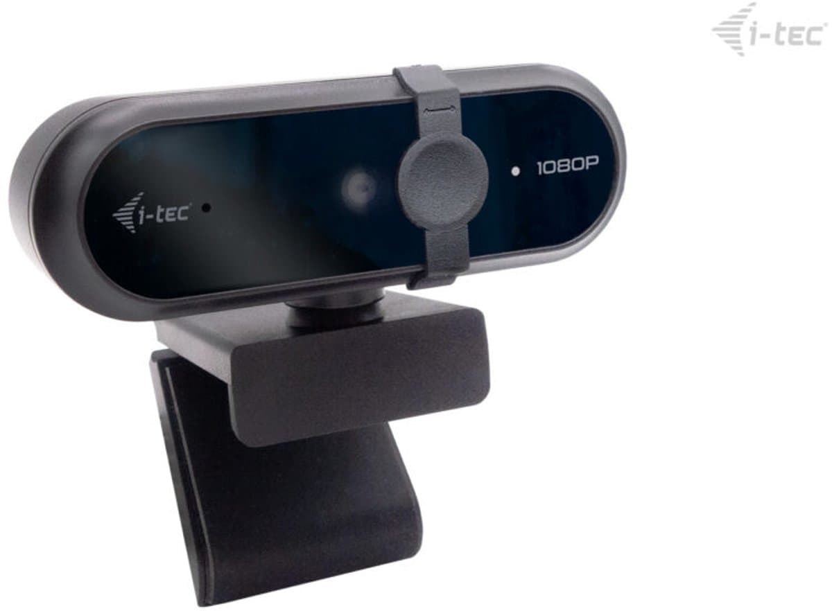 i-tec - Solomon 100 - Webcam - Full HD - Vaste Focus - 1 microfoon - Privacyafdekking - Auto beeldverbetering - Laptop & PC - Plug & Play thumbnail 6
