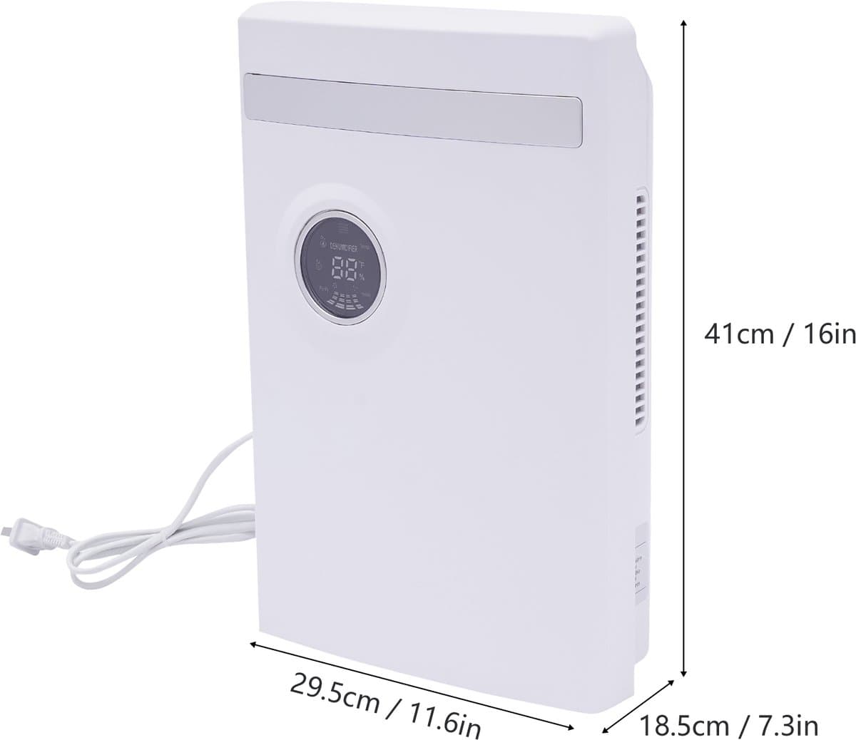 Luchtontvochtiger Elektrische Ontvochtiger 2200ML 100W 220V Huishoudontvochtiger Met LED Display Binnenontvochtiger thumbnail 7