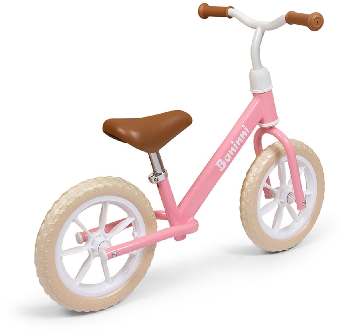Baninni Loopfiets 2 - 5 Jaar Lola Roze - Wit thumbnail 3