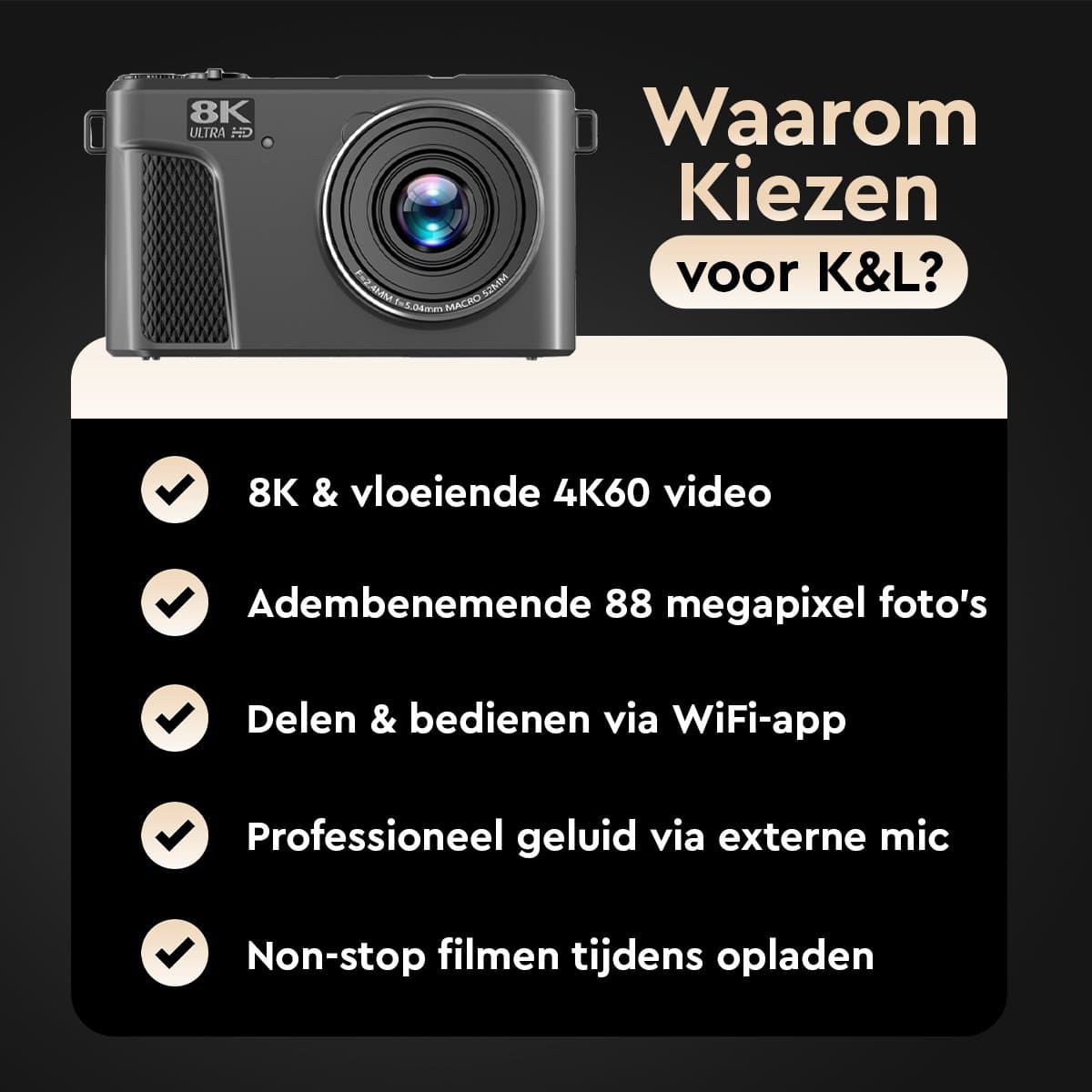 K&L KL-88MP-FLIP compactcamera thumbnail 3